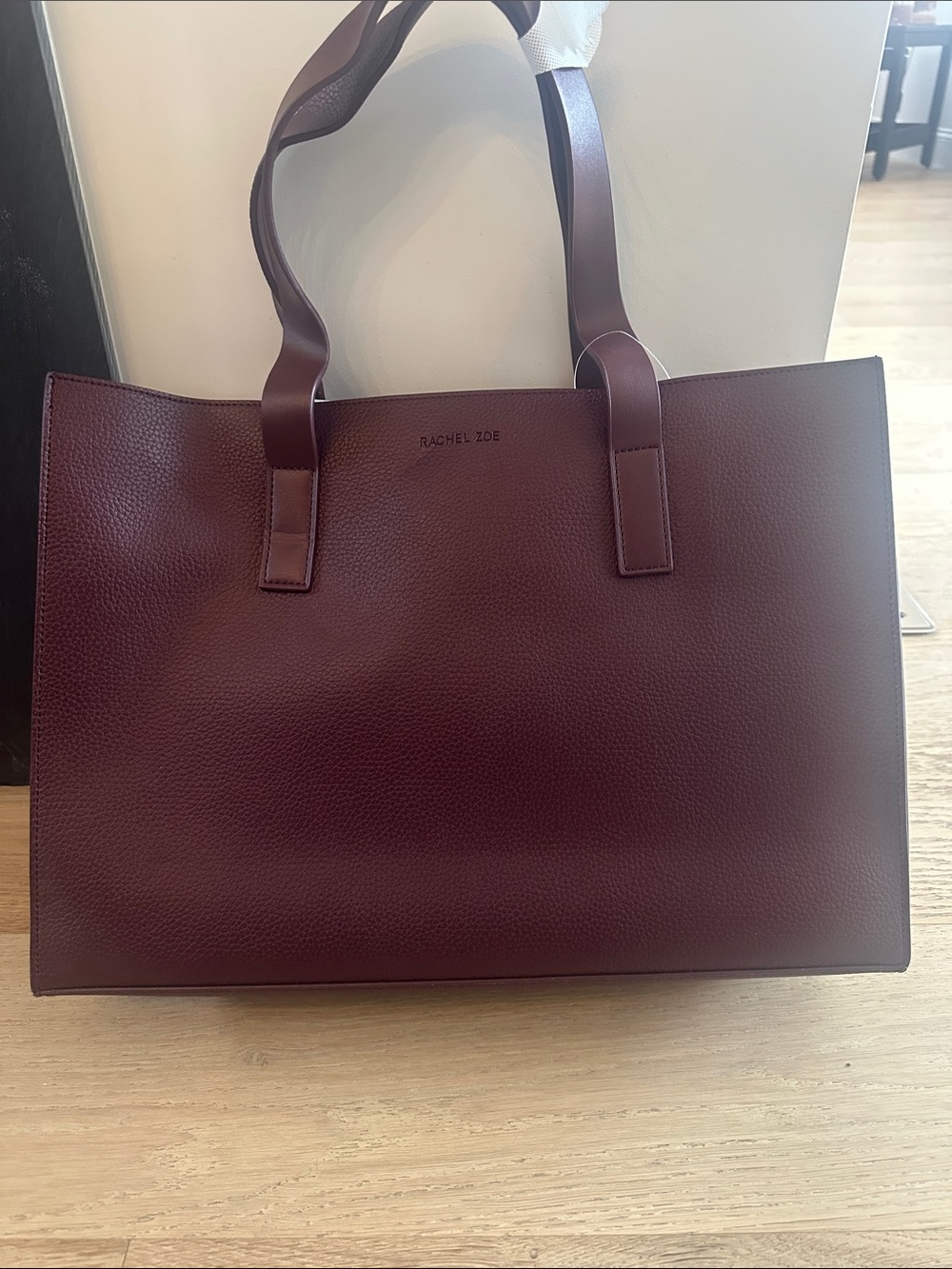 Rachel Zoe Maroon Leather Tote